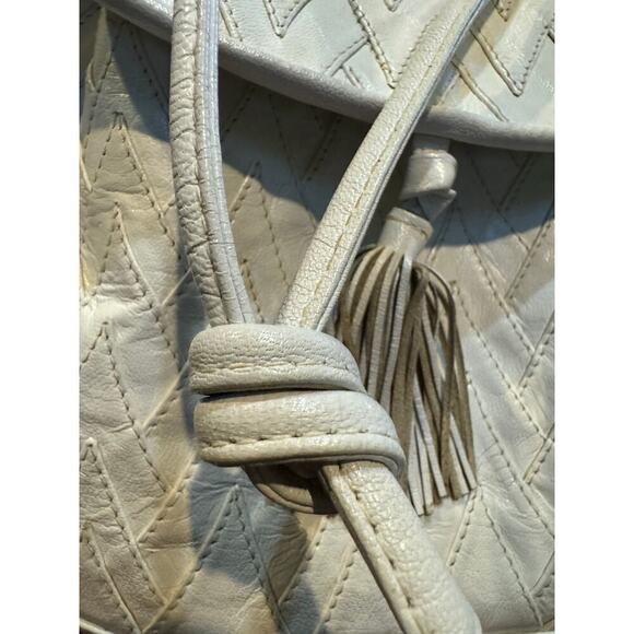 MIKa made in Italy, Dutch white leather bag. - Picture 6 of 10